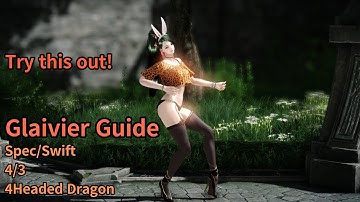 [Lost Ark] Glaivier(Lance master) spec/swift 4/3 4Headed dragon build guide