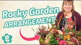 Creating a Rocky Garden Flower Arrangement by Jacqueline Boerma