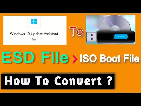 How To Convert ESD File To ISO File