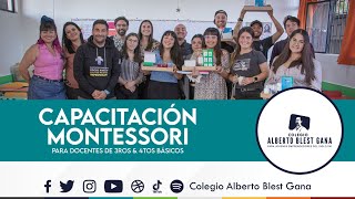 Capacitación Montessori | Docentes de 3ros y 4tos Básicos