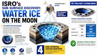 ISRO Discovery: Sub-Surface Water Ice Found on Moon by Chandrayaan-2 Orbiter