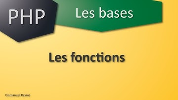 037 - PHP Les bases - Les fonctions