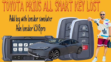 TOYOTA PRIUS ALL SMART KEY LOST LONSDOR K518 good tool