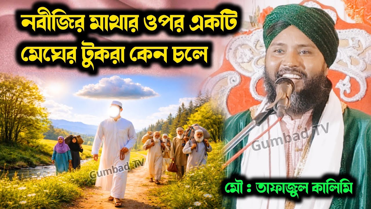 নবীজির mathar ওপর ekti মেঘের tukra ছায়া করে কেন চলে | Tafajul Kalimi Jiboni 