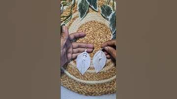 macrame earrings #apoorva_macramecraft #macrameearrings #macrame