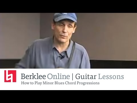 Minor Blues Chord Progressions - Guitar Lesson