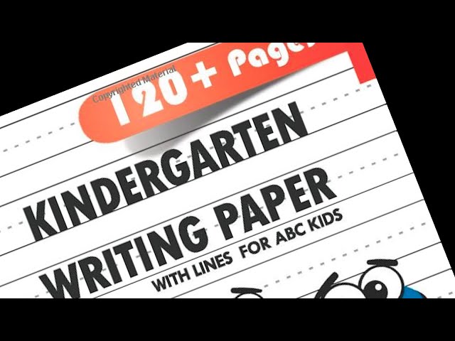 Kindergarten writing paper with lines for ABC kids: Writing Paper for kids  with Dotted Lined | 110 pages 8.5x11 Handwriting Paper