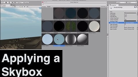 Applying Skyboxes in Unity 3D
