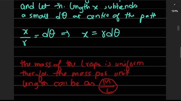 A chain of length / is placed on a smooth spherical surface of radius r with one of its ends fixed..