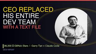 Famous CEO Replaced His Entire Dev Team With a Text File (96K GitHub Stars) Net Worth