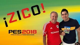PES2018 En Brasil con Zico
