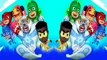 PJ Masks Power Heroes - iPad Gameplay for Each Character 1-10 Level Minions Walkthrough