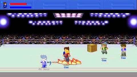 LF2 - Freeze 1v4 Com with Davis, Woody, Rudolf and Firen