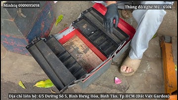 ĐÃ BÁN - Thùng đựng đồ nghề, nặng hơn 8kg, 43.5x27x26cm #minhtq #0909095698 #hàngnhậtbãi