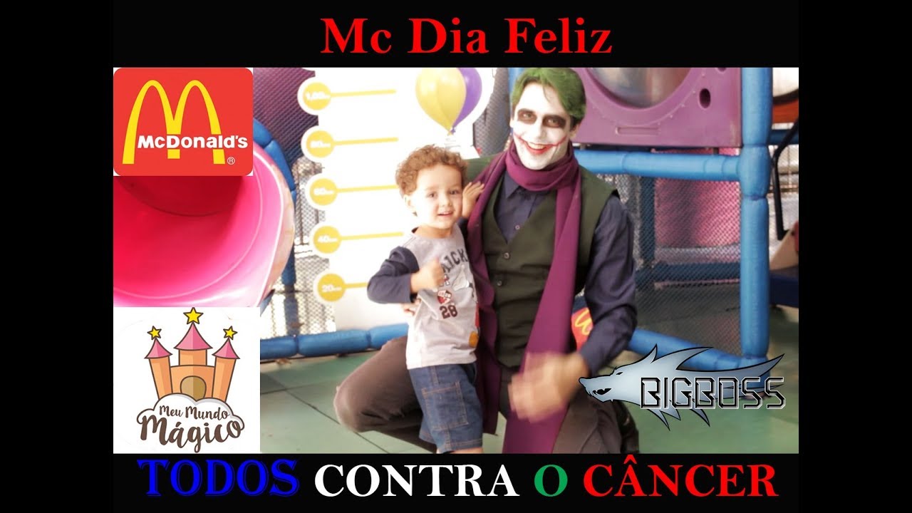 Mc Dia Feliz   Todos contra câncer infantil