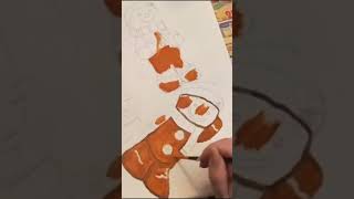 Gingerbread Man Blow Mold Painting Christmas 2022