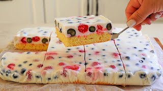 Невероятно нежный и вкусный ЛЕТНИЙ ДЕСЕРТ 🧁 Это так Просто и Вкусно 😋 ГОТОВЬ ХОТЬ Каждый день!