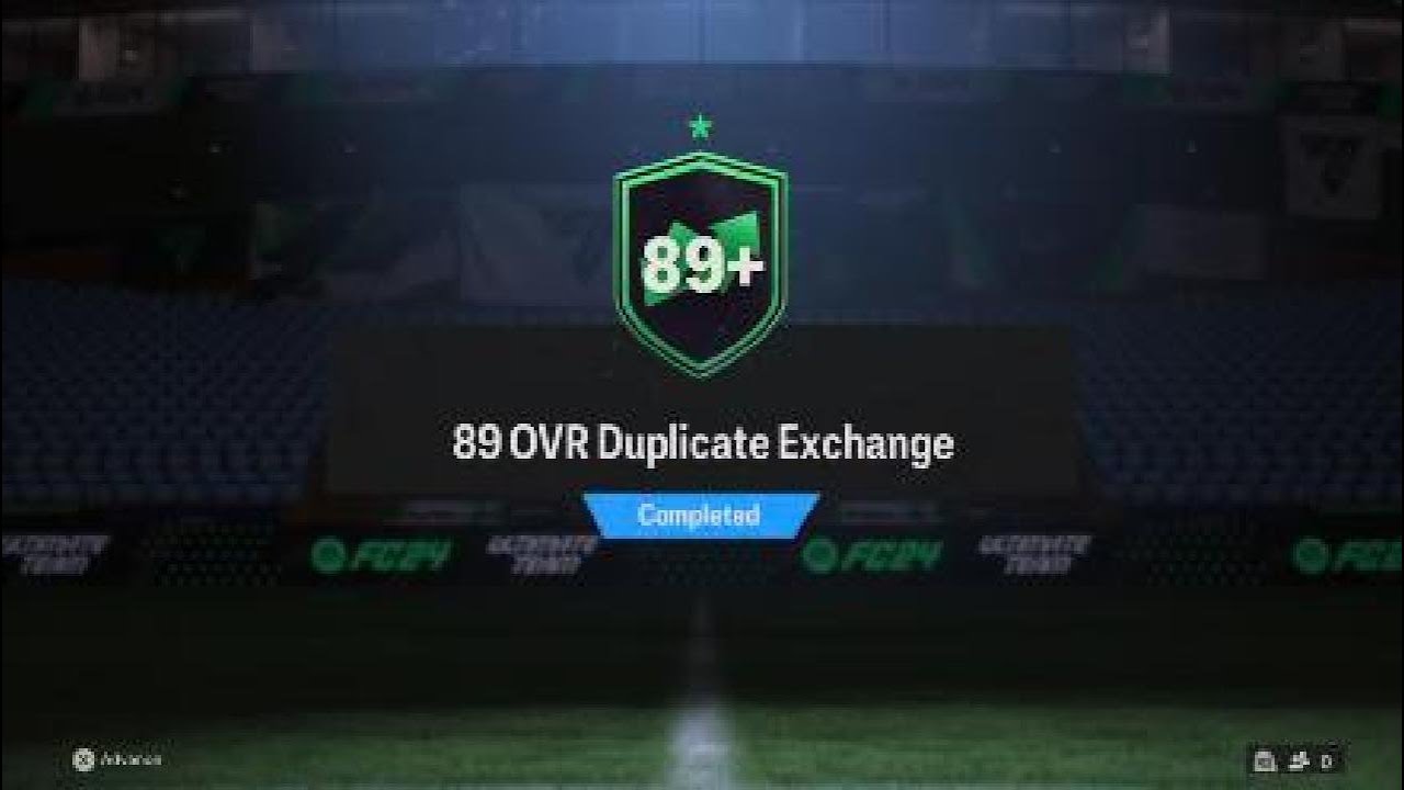89 OVR duplicate Exchange \\ EA FC 24