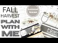 PLAN WITH ME | FALL HARVEST | CLASSIC HAPPY PLANNER SPREAD