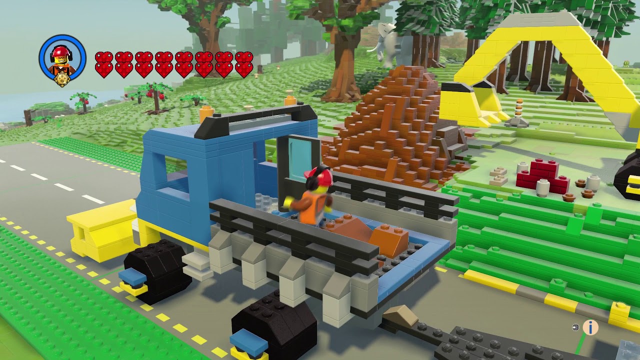 citycell Sweeper and Excavator - City - Lego Worlds
