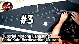 tutorial pola celana pdh sekuriti Ala Yazid Tailor