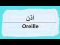 Comment Dire Oreille En Arabe كيف أنطق كلمة أذن باللغة العربية 
