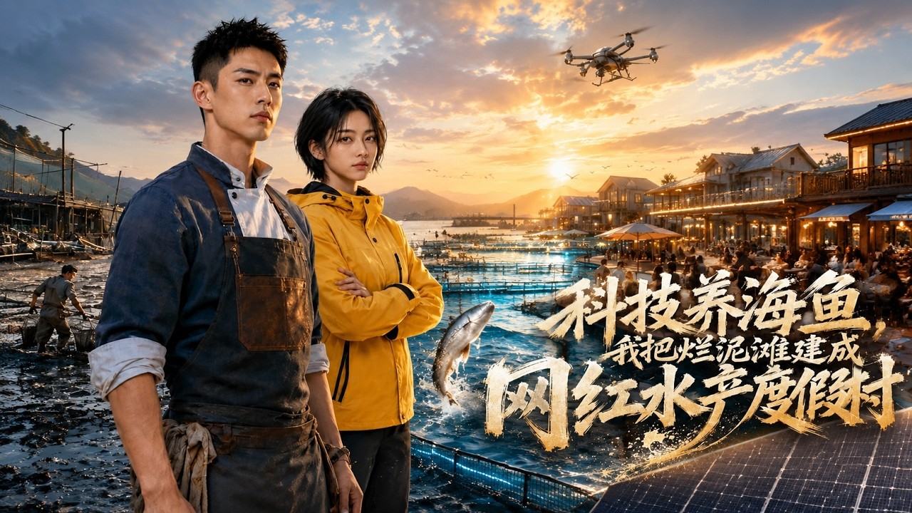 【高清全集】《科技养海鱼，我把烂泥滩建成网红水产度假村》 #逆袭 #爱情 #甜宠 #反转 #热门短剧 #drama #爽剧 #電影 #精彩影视 #AI短剧