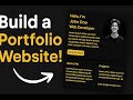 Dark Mode Toggle in Portfolio | HTML & CSS | Light & Dark Theme Switcher