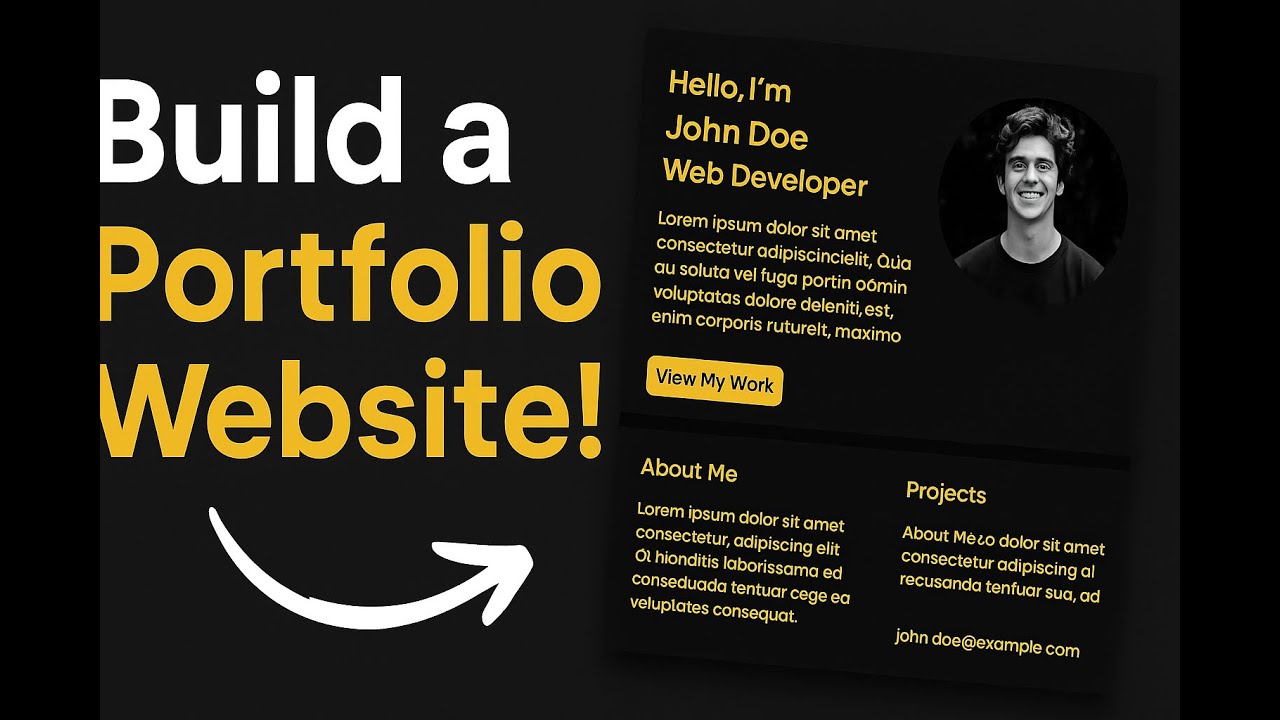 Dark Mode Toggle in Portfolio | HTML & CSS | Light & Dark Theme ...