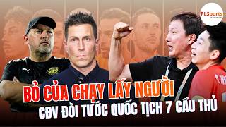 Chấn Động Rộ Tin Hlv Và Ceo Đt Malaysia Bỏ Của Chạy Lấy Người, Cđv Đòi Tước Quốc Tịch 7 Cầu Thủ