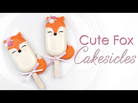 Woodland Fox Cakesicle Tutorial