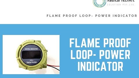 Flame Proof Loop- power indicator ( Pipe Mount ) RadicalTechArt I RadicalTalks I RadicalTechMart