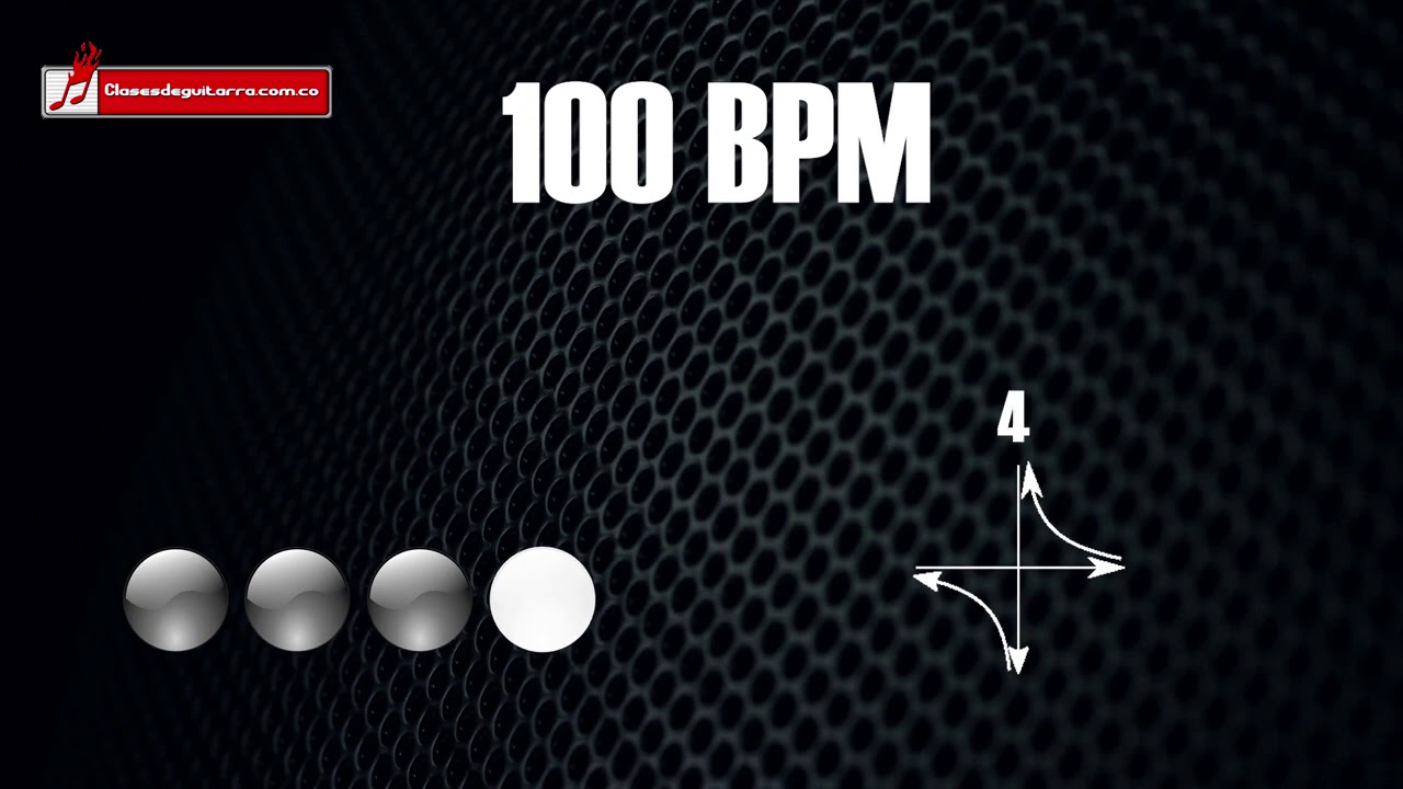 Base de batería en 4/4 a 100 BPM 