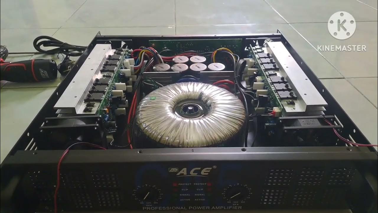 Ace Ca5 Power Amplifier, installing additional fan YouTube