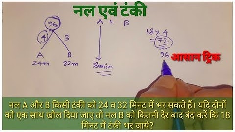 Pipe And Cistern//नल एवं टंकी//Problem Solution//Math Tips & Tricks💡