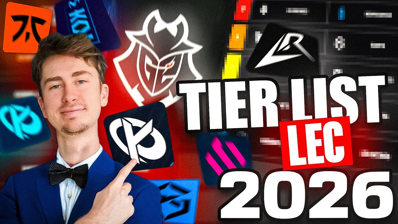 LA VRAIE TIERLIST LEC 2026 par équipe (WINTER SPLIT) !