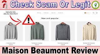 Maison Beaumont Review 2026 ⚠️ Legit Fashion Store or SCAM? Shocking Truth Revealed!