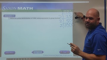Lesson 73: Exponents, Writing Decimal Numbers as Fractions (Saxon Math, Level 6)