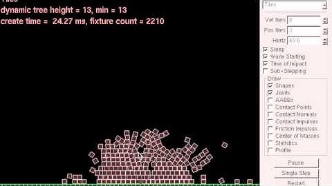 Box2D with fixed-point math experiment v2