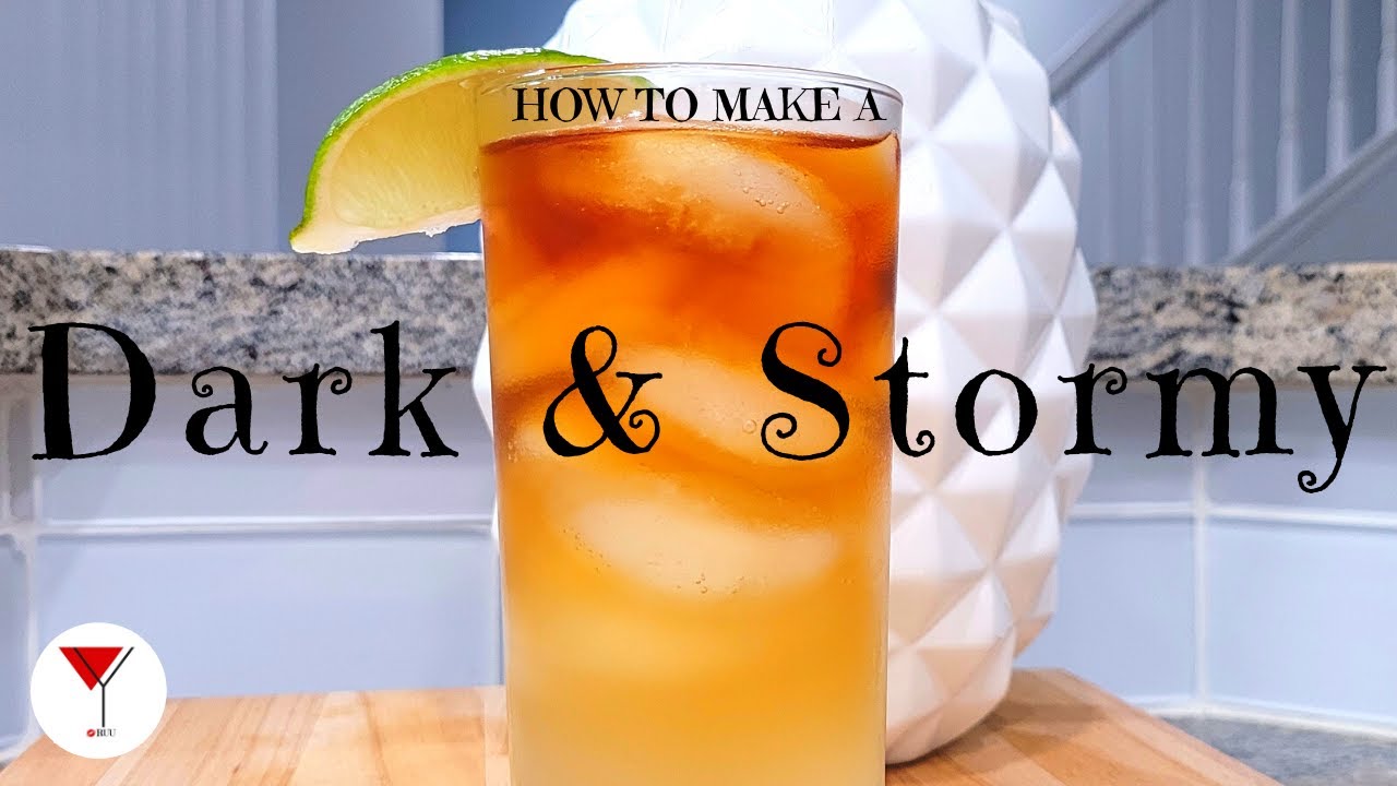 Dark and Stormy How to make a cocktail with Dark Rum, Ginger Beer