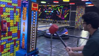 Mall ki funzone vali machine todne vale the 😂+ Next level back bicep workout 💪🏻