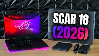 Asus ROG Strix SCAR 18 (2026) Unboxing - MASSIVE 18" Gaming Laptop (RTX 5090)
