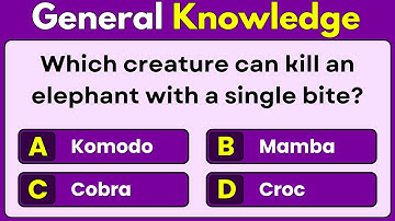 General Knowledge Quiz | Trivia Quiz | GK Quiz | Mixed Trivia | Quiz | Facts | General Knowledge