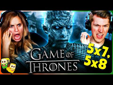 GAME OF THRONES 5x7 & 5x8 Reaction! | First Time Watch! | Peter Dinklage | Lena Headey
