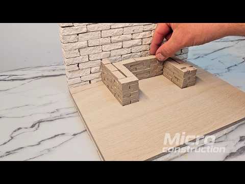 How To Build a Mini Brick BBQ Grill | PART 2 (Oddly Satisfying)