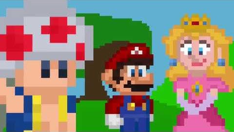 Re-Creating Modern 8 bit Toad ( SMW ) PixelSpeedPaint #3