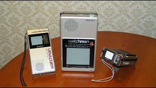 Портативные ЭЛТ-телевизоры - Sony FD-30A, FD-40A, Panasonic TR-1030P - Portable TVs