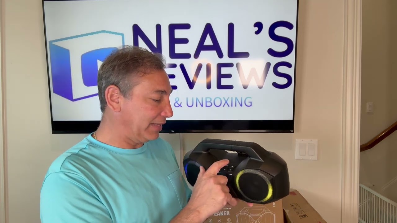 Great Boombox with Bluetooth Review & Unboxing    4K