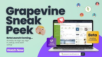 Sneak Peek: Intranets Made Easy with Grapevine Software 🎉