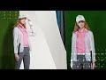 【Lynx Golf】女款彈性舒適涼爽透氣交叉壓條袋蓋連帽長袖外套-牙白色 product youtube thumbnail